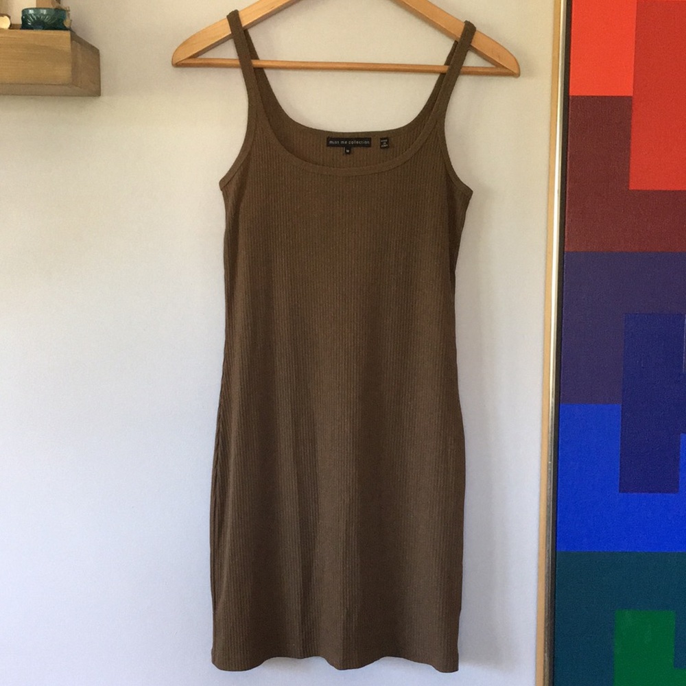 Sparkly Brown Bodycon Dress